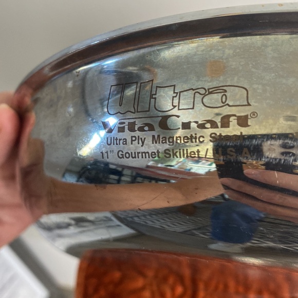 Ultra Vita Craft Ultra Ply Magnetic Steel 11” Gourmet Skillet/USA - Picture 4 of 4